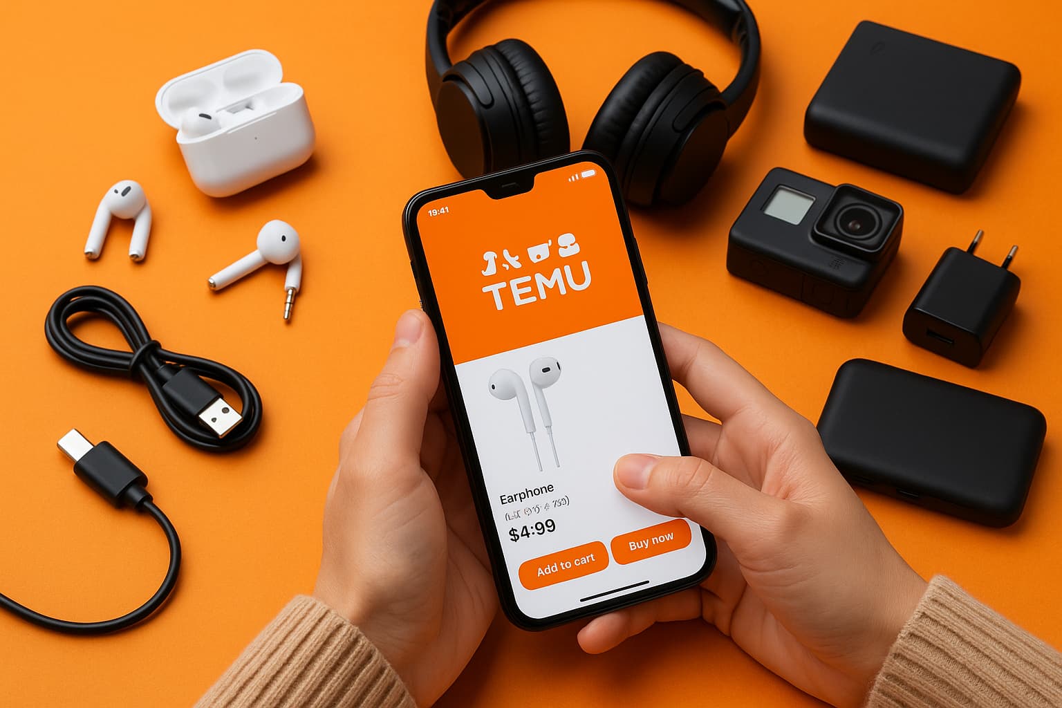 Populära kategorier inom Temu elektroniktillbehör