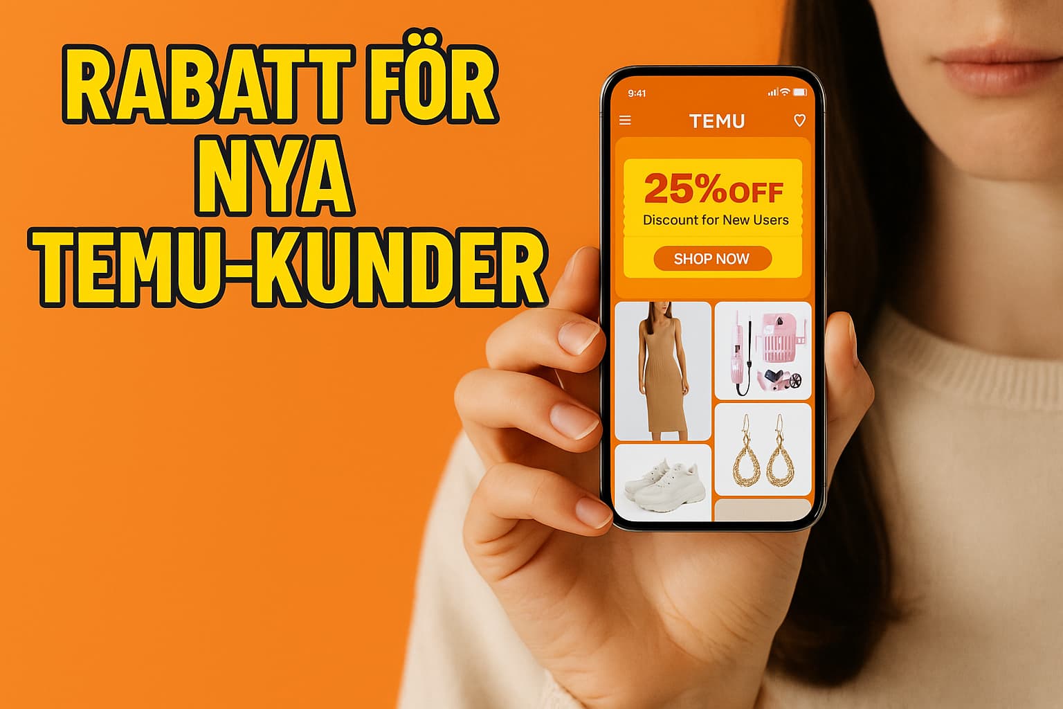 Rabatt för nya Temu-kunder – Spara mer vid din första beställning