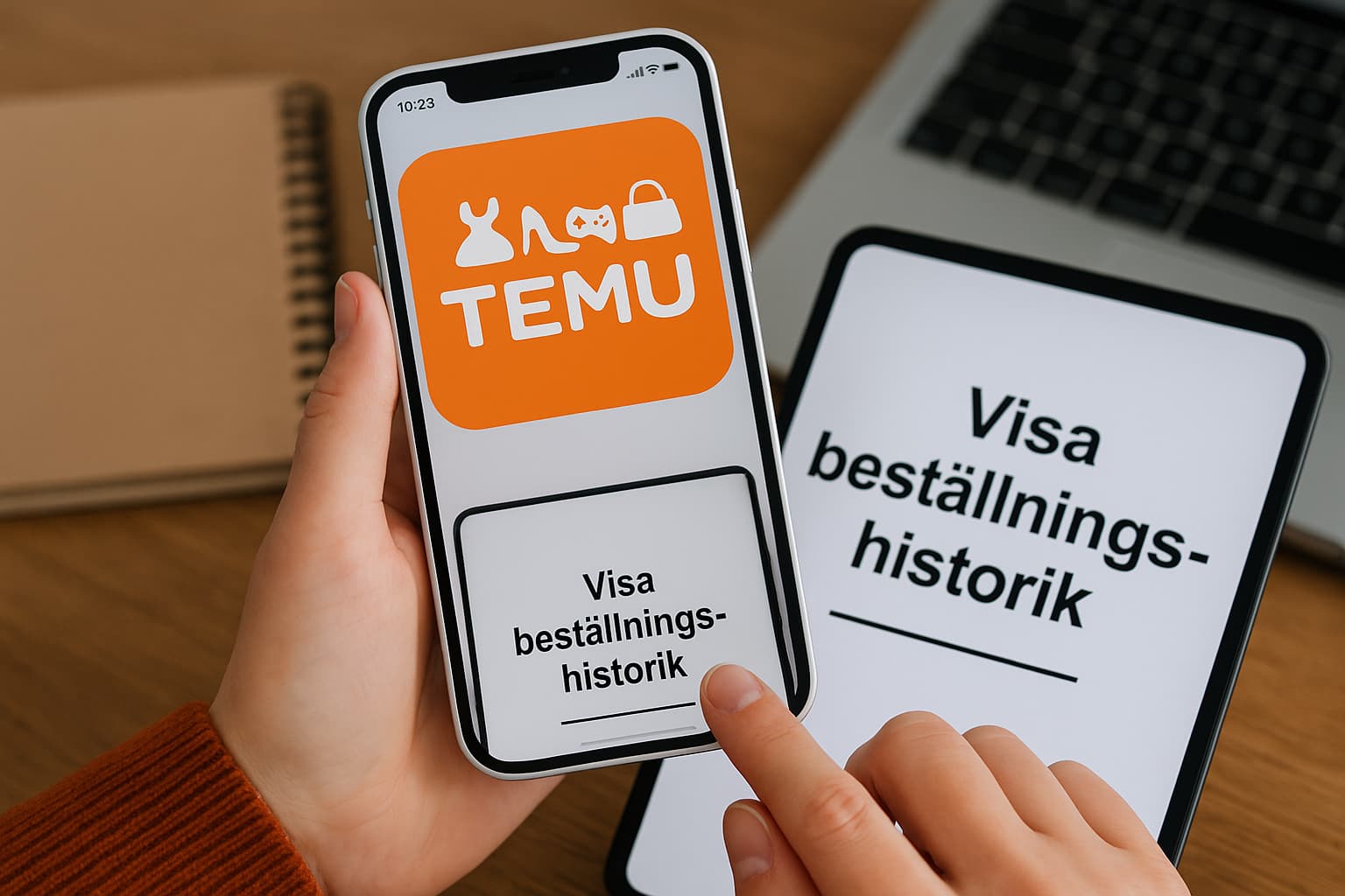 Visa Temu beställningshistorik och hantera dina köp enkelt